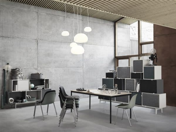MUUTO - Fiber Spisebordsstol Tube Base, Black/Anthracite - Billede 5