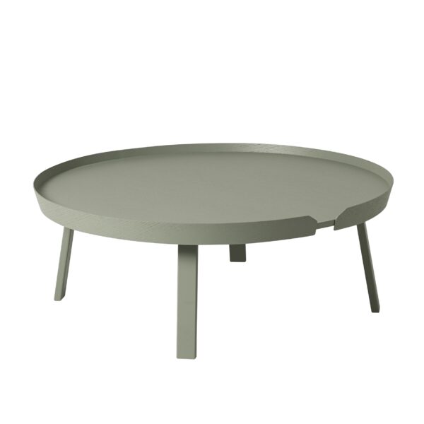 MUUTO - Around Sofabord Ø95, Dusty Green
