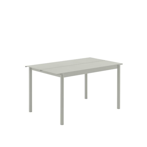 MUUTO - Linear Steel Havebord 140x75, Grey