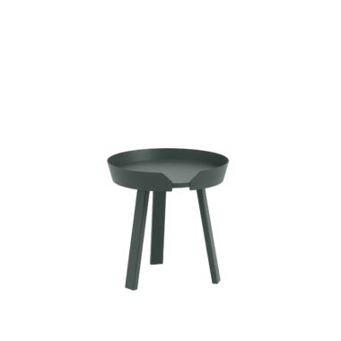 MUUTO - Around Sofabord Ø45, Dark Green