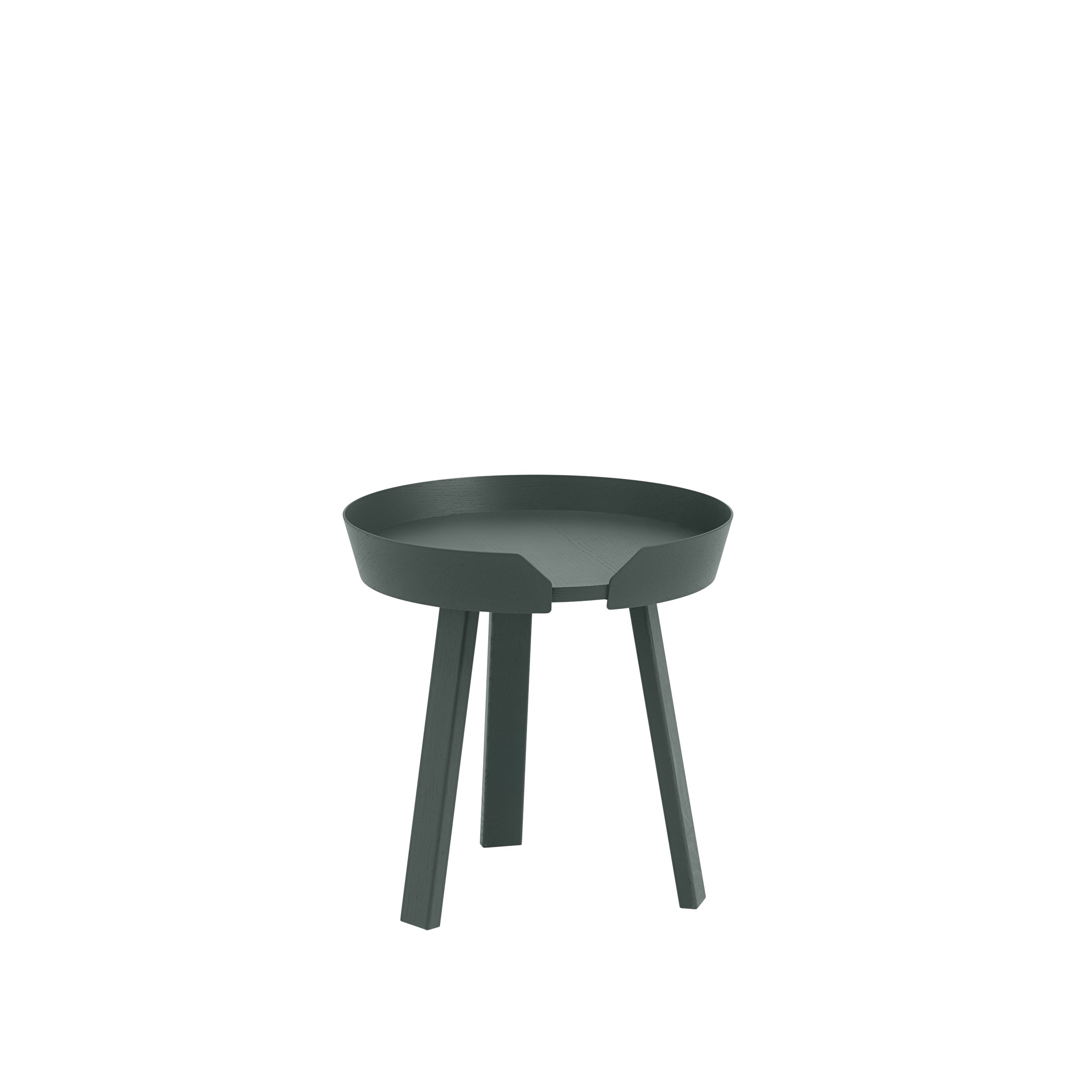 MUUTO - Around Sofabord Ø45, Dark Green