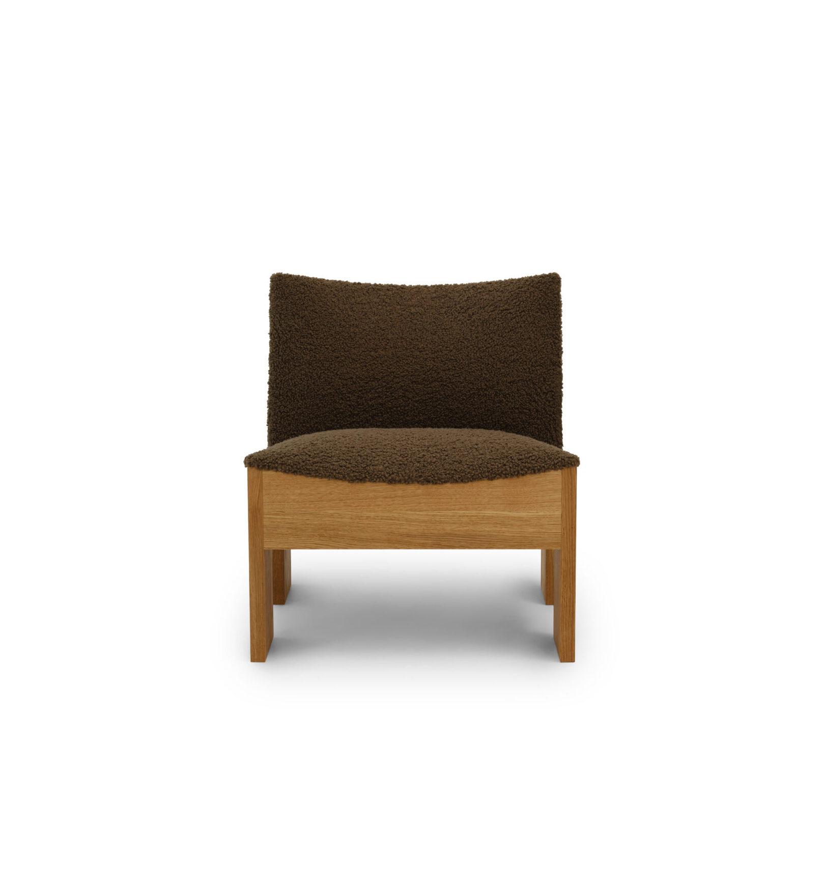 New Works - Tenon Loungestol, Natural Oak/Mocha