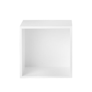MUUTO - Stacked Opbevaringssystem Modul M. Bagplade, White
