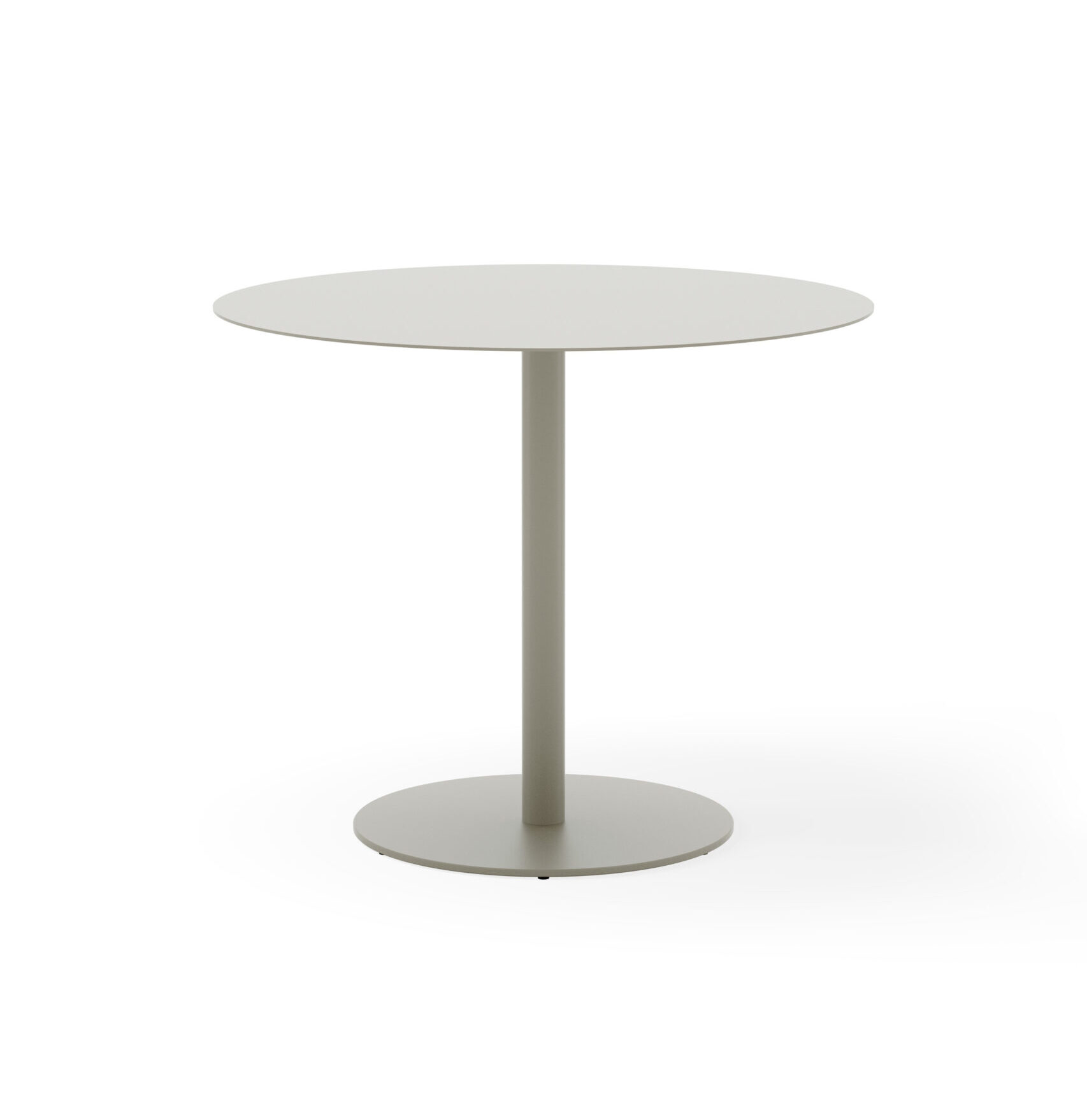 NEW WORKS - May Havebord Ø90, Light Grey
