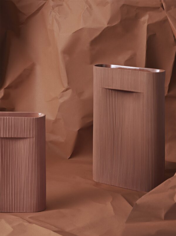 MUUTO - Ridge Vase H48, Terracotta - Billede 2