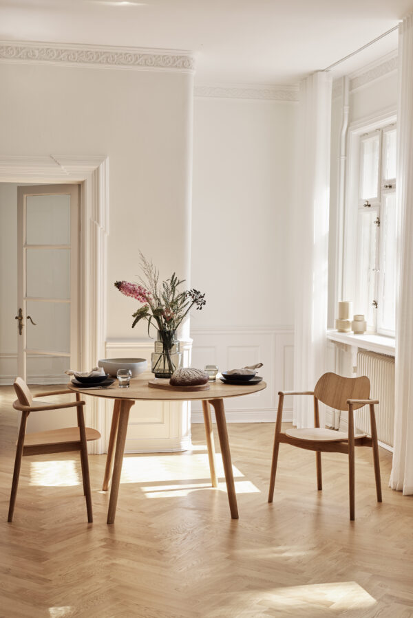 RO COLLECTION - Regatta Spisebordsstol, Beech/Walnut Stain - Billede 6