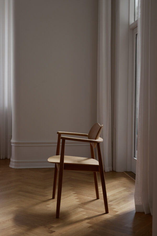 RO COLLECTION - Regatta Spisebordsstol, Beech/Walnut Stain - Billede 5