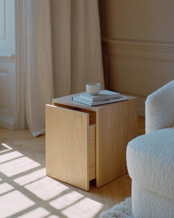 NEW WORKS - Mass Sidebord M. Skuffe, Oak - Billede 4