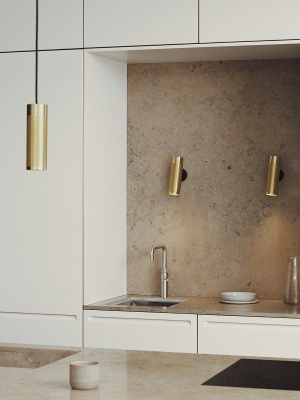 THORUP - Patrone Væglampe H20, Brass - Billede 3