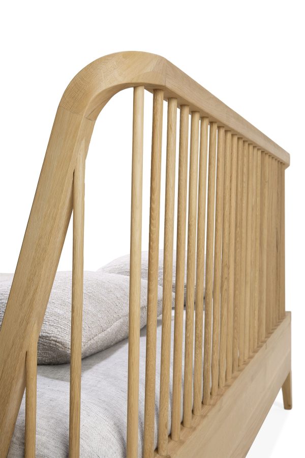 ETHNICRAFT - Spindle Seng 160x200, Oak - Billede 5