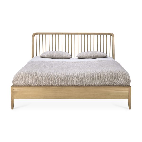 ETHNICRAFT - Spindle Seng 160x200, Oak - Billede 2