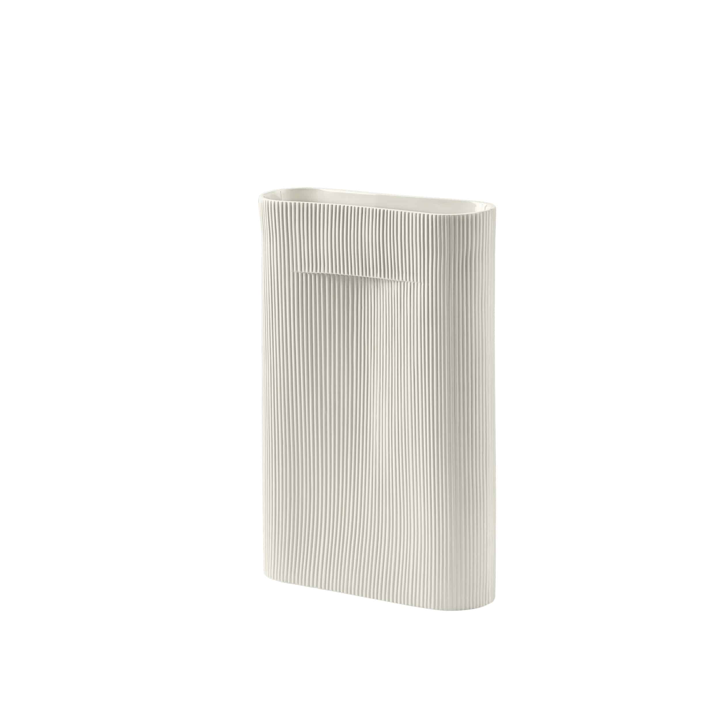 MUUTO - Ridge Vase H48, Off-White