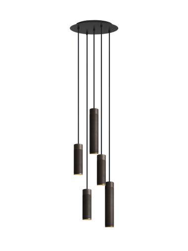 THORUP - Patrone Cluster Pendel Large, Browned Brass