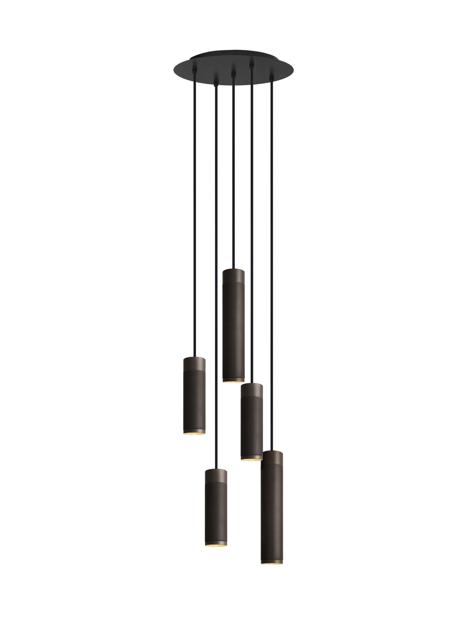 THORUP - Patrone Cluster Pendel Large, Browned Brass
