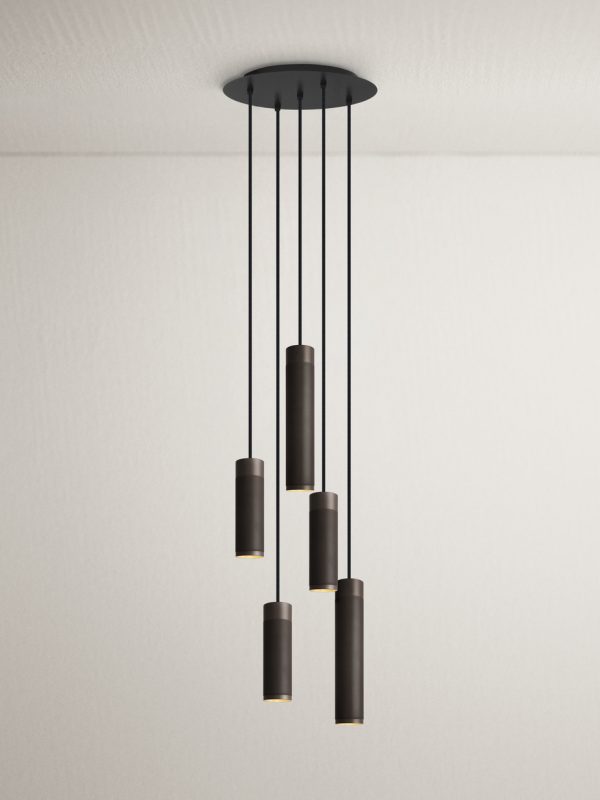 THORUP - Patrone Cluster Pendel Large, Browned Brass - Billede 3