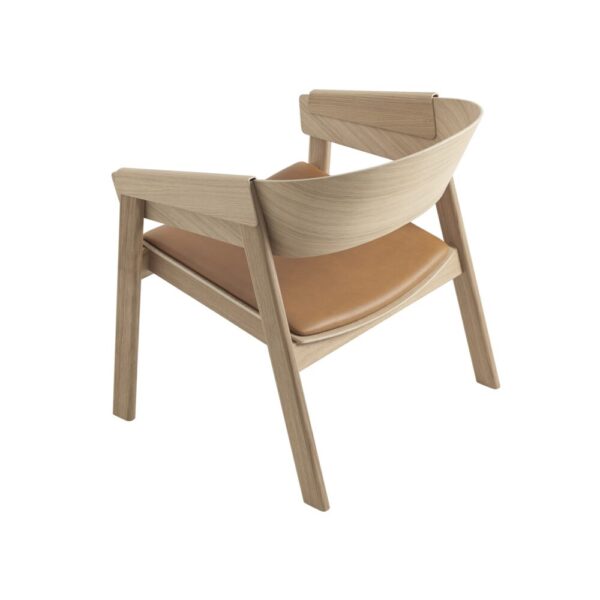 MUUTO - Cover Loungestol, Refine Leather Cognac/Oak - Billede 2