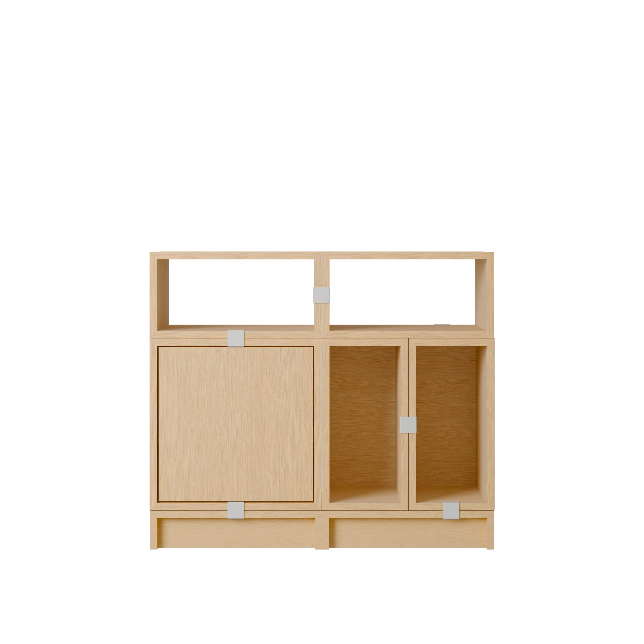 MUUTO - Stacked Opbevaringssystem Office 5, Oak