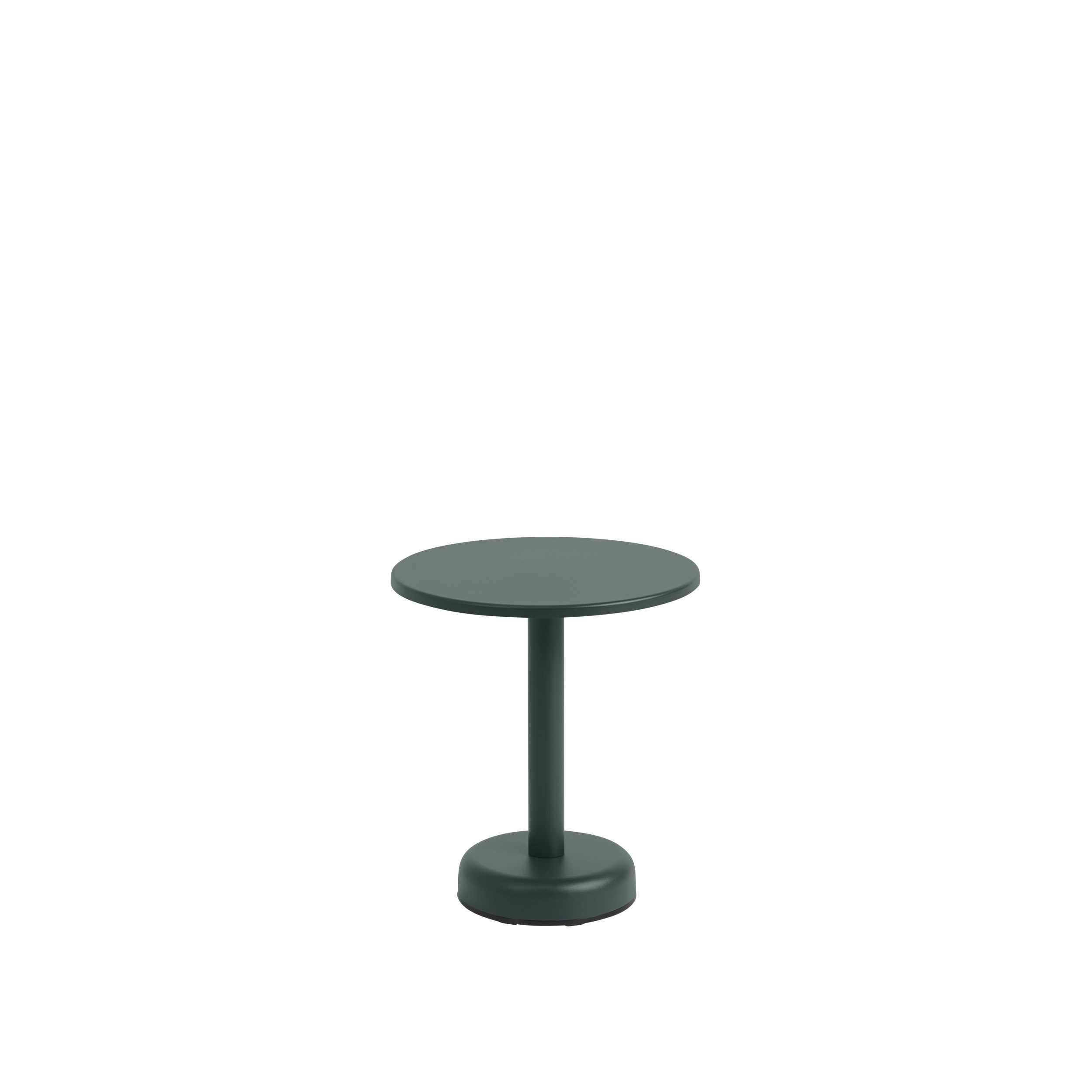 MUUTO - Linear Steel Udendørs Sofabord Ø42, Dark Green