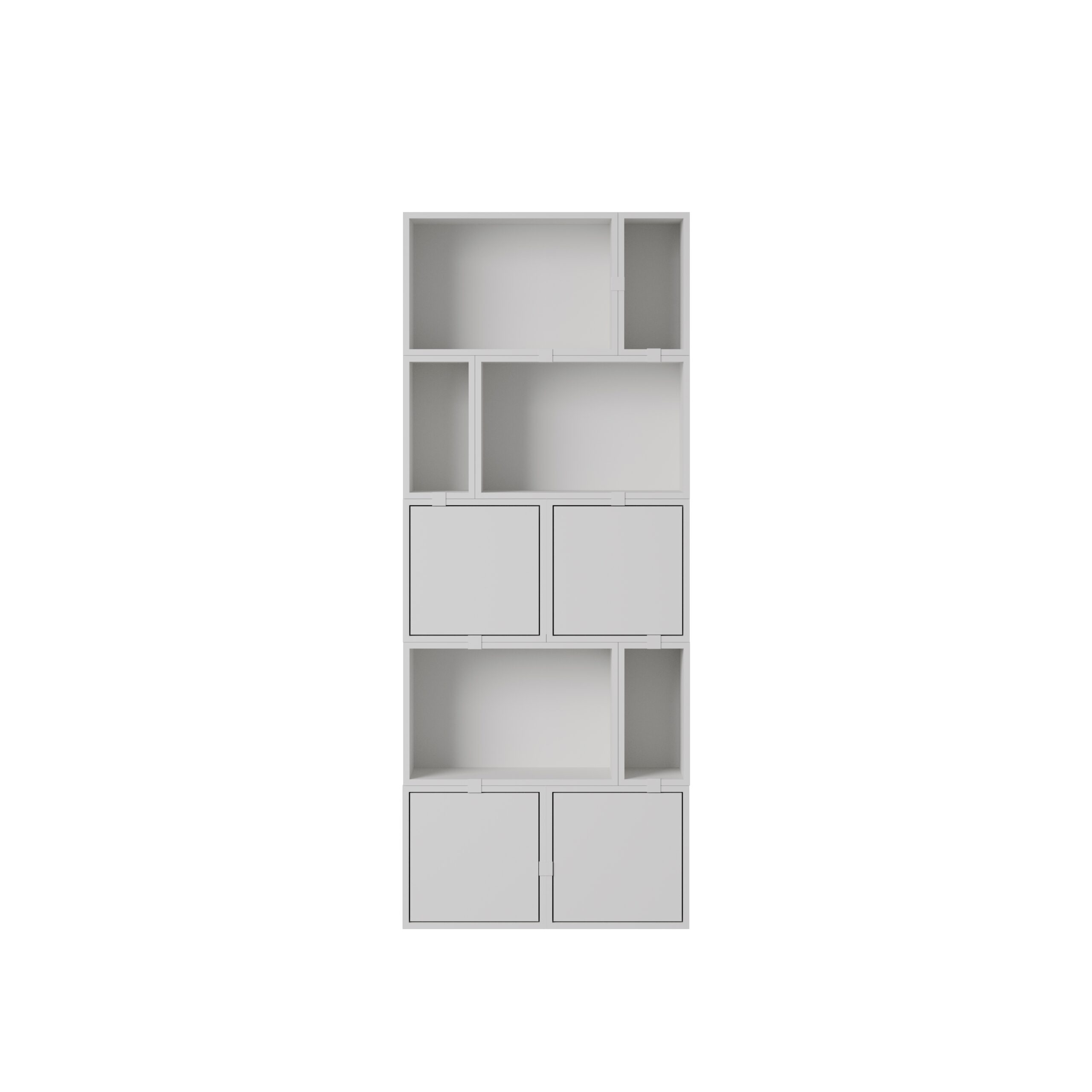 MUUTO - Stacked Opbevaringssystem Bookcase 8, Grey