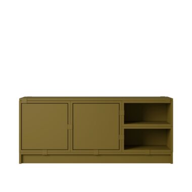 MUUTO - Stacked Opbevaringssystem Hallway 2, Brown Green