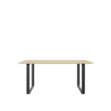 MUUTO - 70/70 Spisebord 170X85, Solid Oak/Anthracite Black