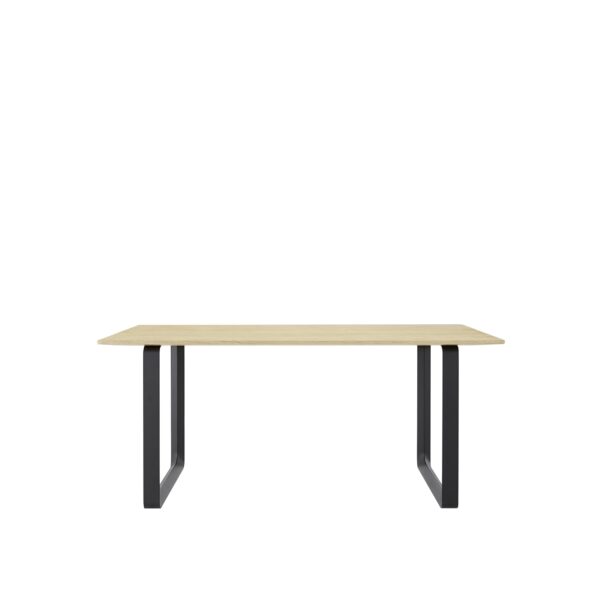 MUUTO - 70/70 Spisebord 170X85, Solid Oak/Anthracite Black