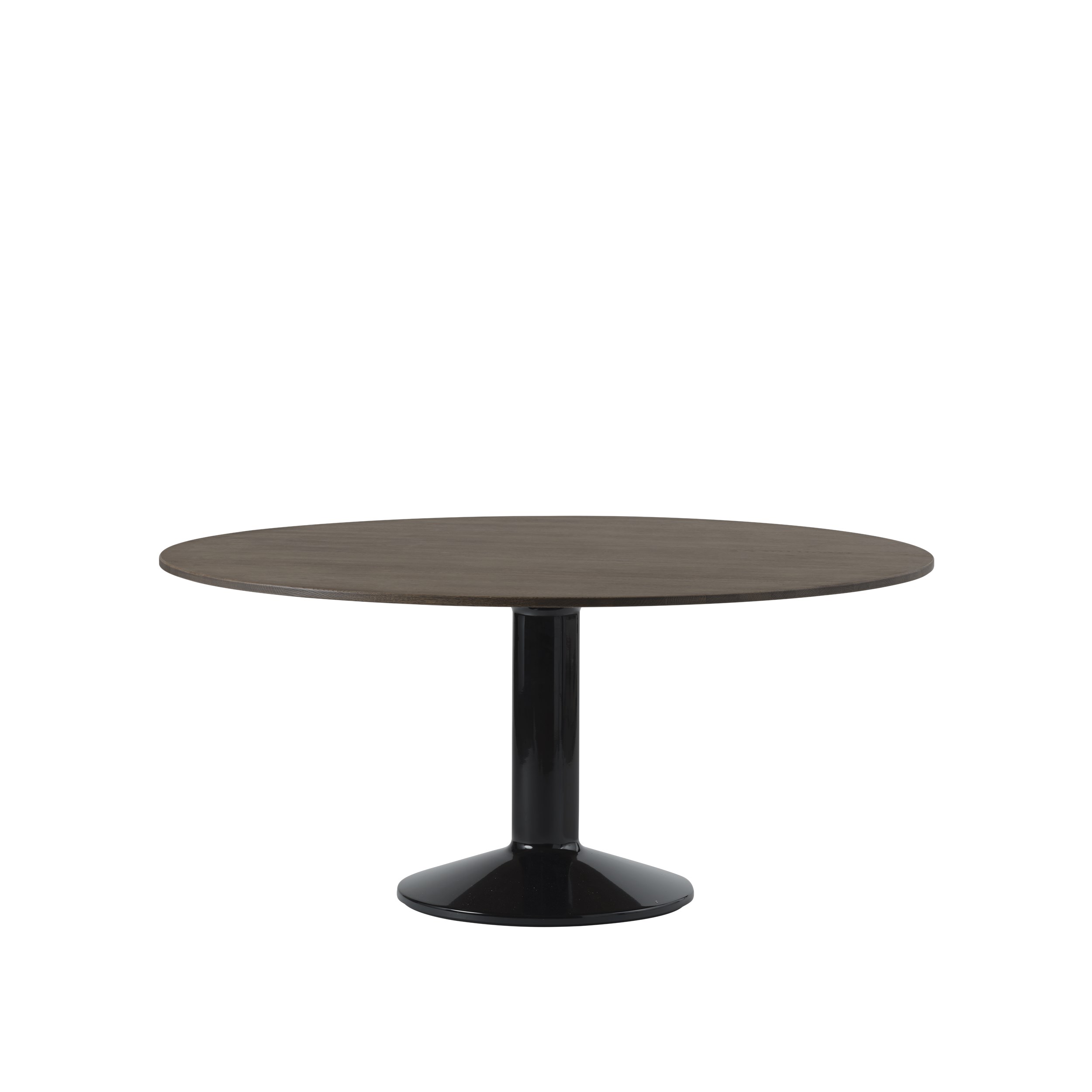 MUUTO - Midst Spisebord Ø160, Dark Oiled Oak/Black