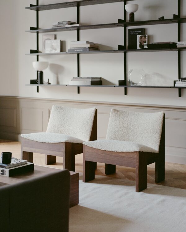 New Works - Tenon Loungestol, Fumed Oak/Spacedust - Billede 5