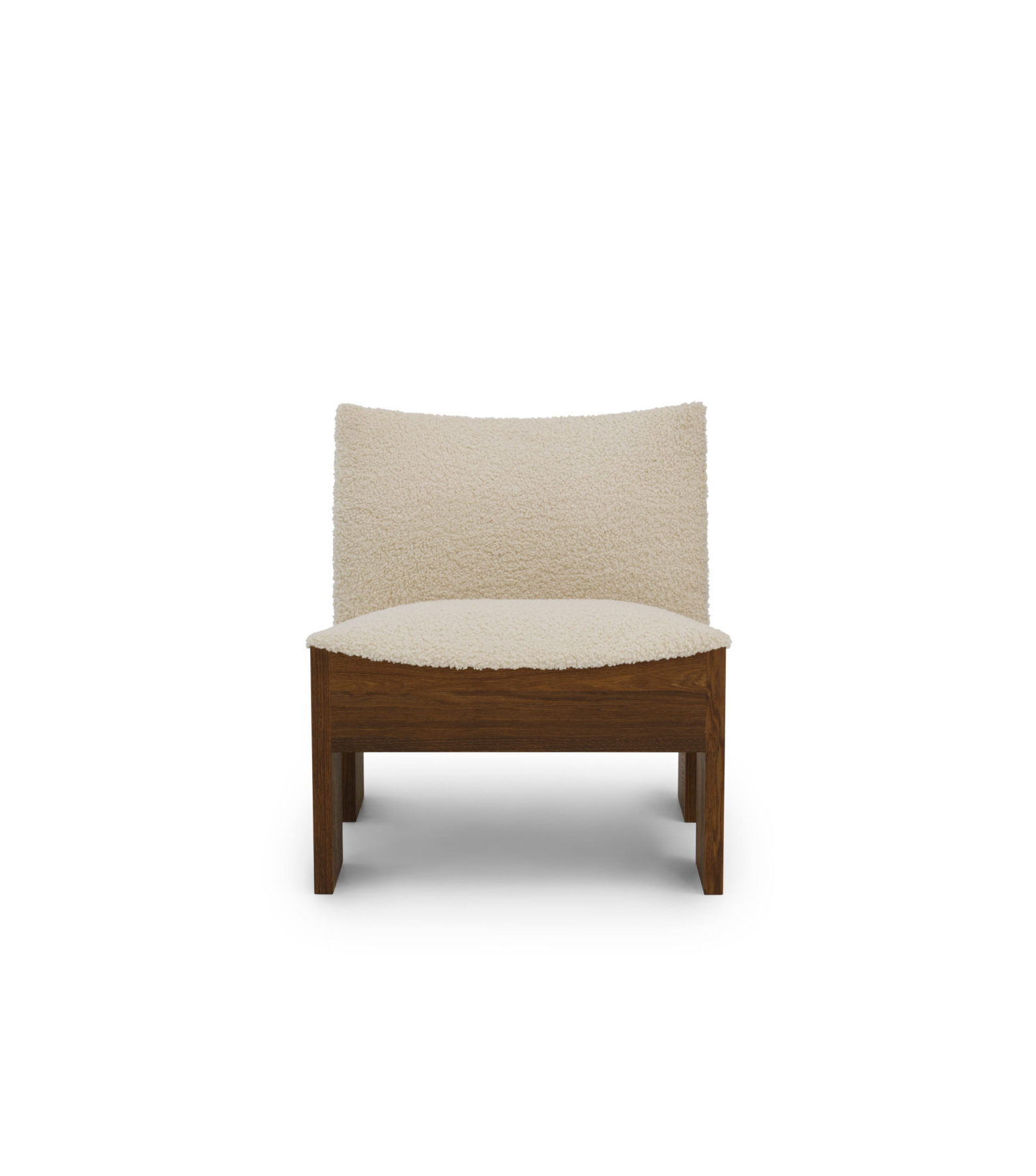 New Works - Tenon Loungestol, Fumed Oak/Spacedust