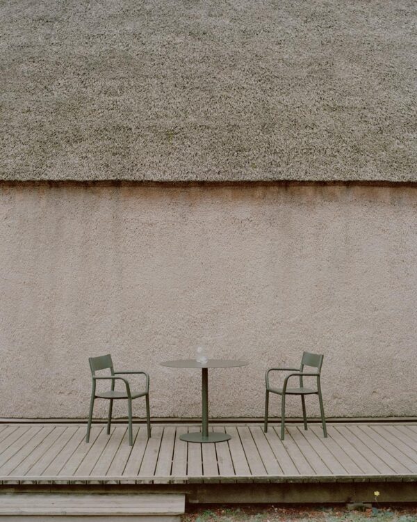 NEW WORKS - May Havebord Ø90, Dark Green - Billede 2