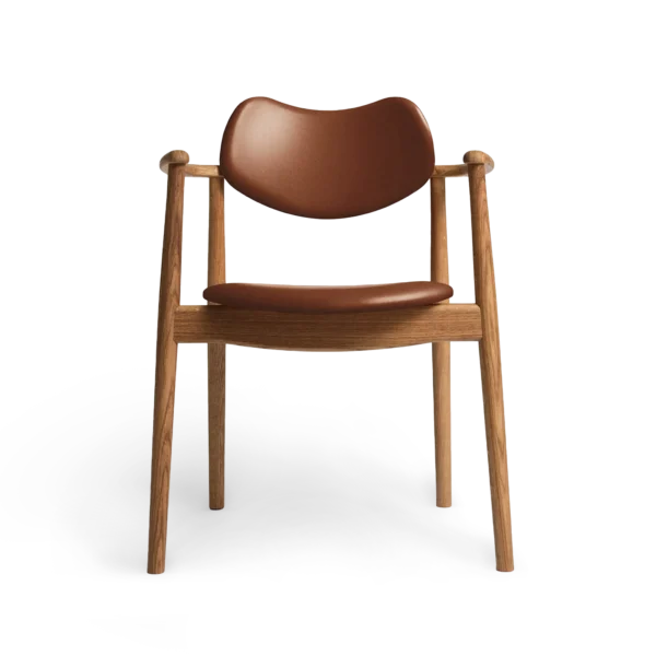 RO COLLECTION - Regatta Spisebordsstol, Oak/Supreme Leather Nougat