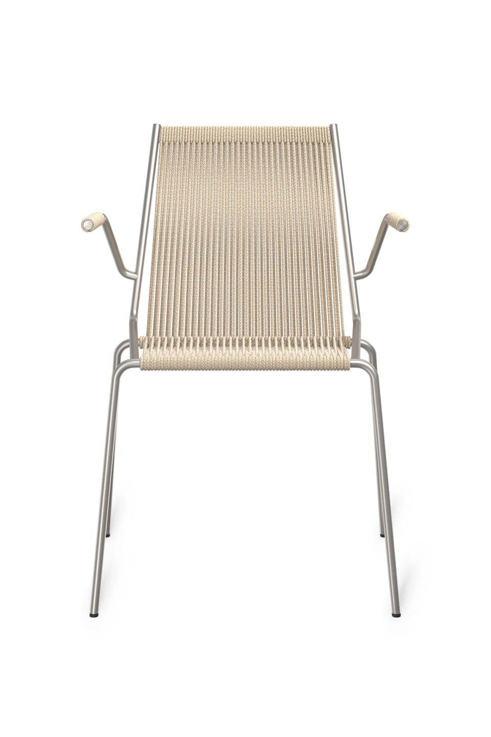 THORUP - Noel Spisebordsstol, Stål/Natural Linned