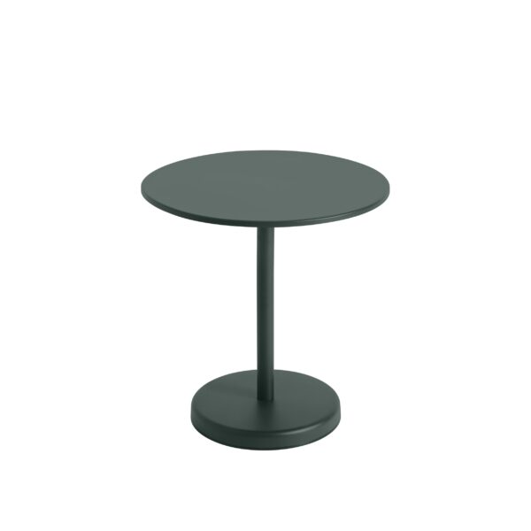 MUUTO - Linear Steel Udendørs Cafébord, Dark Green
