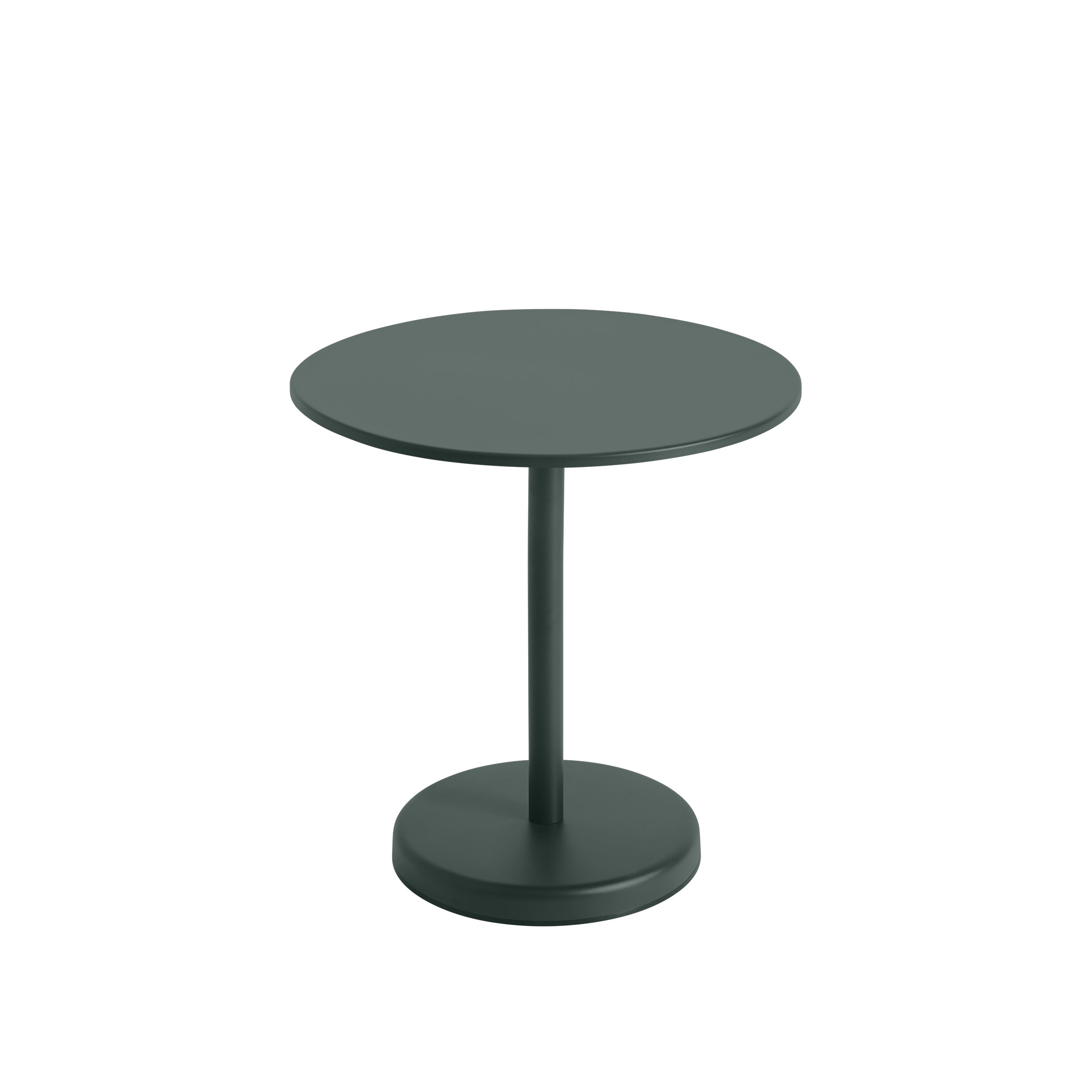 MUUTO - Linear Steel Udendørs Cafébord, Dark Green