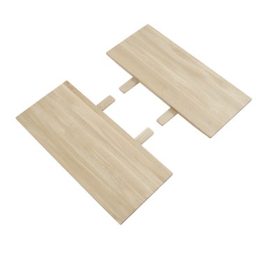 MUUTO - Earnest Tillægsplader (Sæt Af 2), Oiled Oak