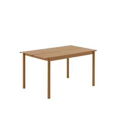 MUUTO - Linear Steel Havebord 140x75, Burnt Orange