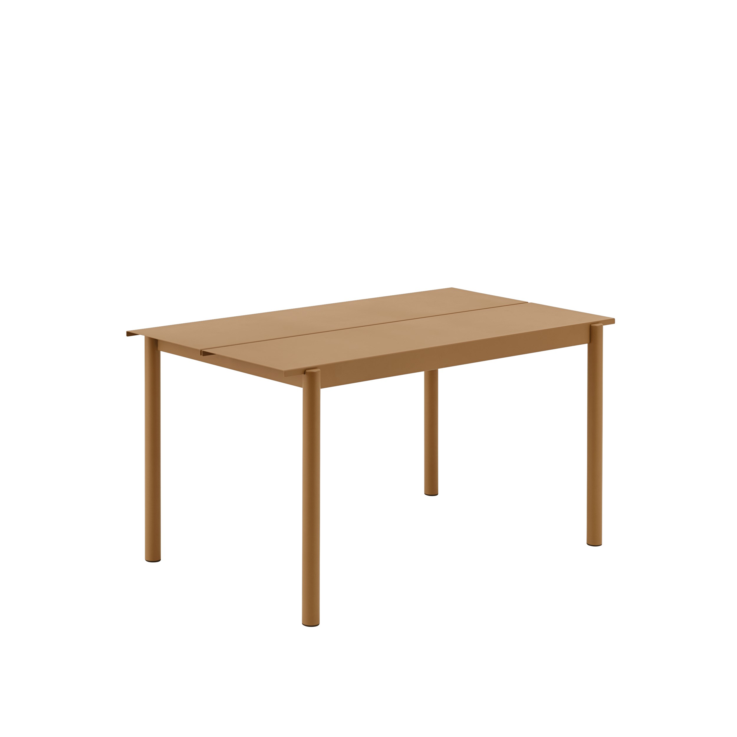 MUUTO - Linear Steel Havebord 140x75, Burnt Orange