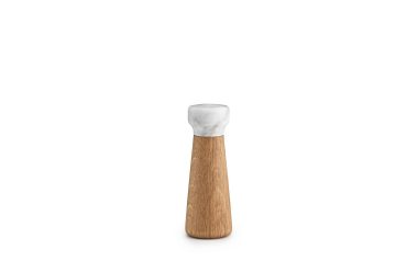 A NORMANN COPENHAGEN - Craft Saltkværn med træbund og hvid top, centreret på hvid baggrund.