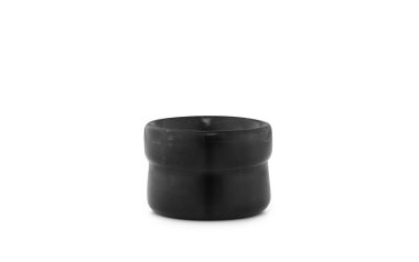 A NORMANN COPENHAGEN - Craft Salt/Peber Kar med et dobbeltvægget design, isoleret på en hvid baggrund.