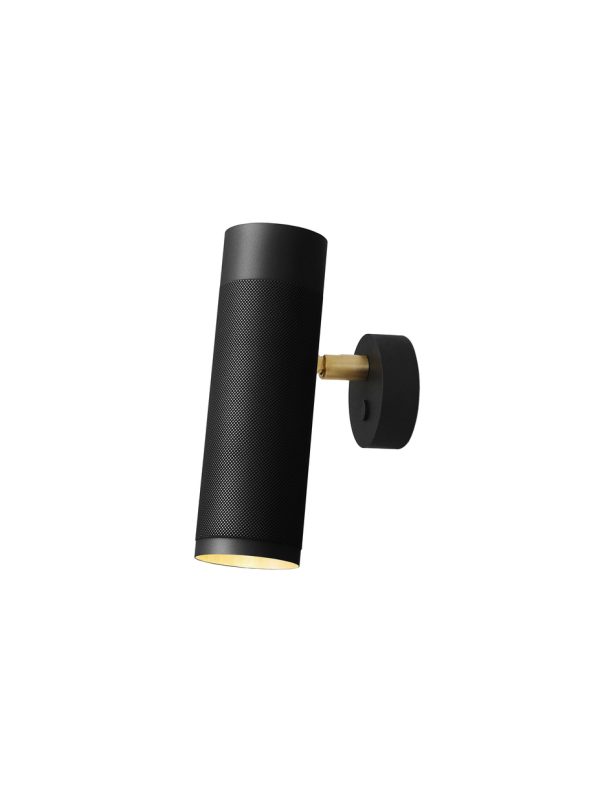 THORUP - Patrone Væglampe H20, Black-browned Brass/Brass