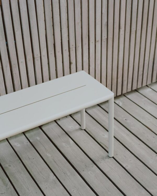 NEW WORKS - May Havebænk 140x35, Light Grey - Billede 6