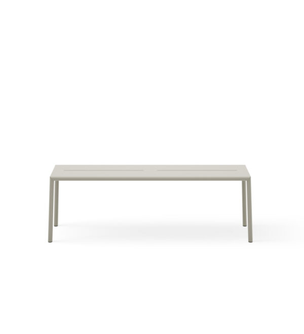 NEW WORKS - May Havebænk 140x35, Light Grey