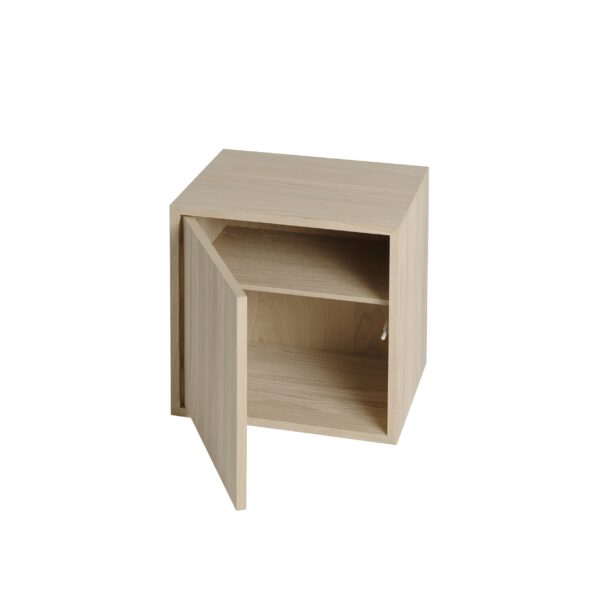 MUUTO - Stacked Opbevaringssystem Modul m. Dør, Oak - Billede 2