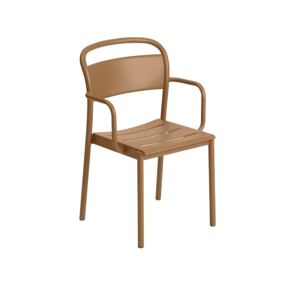 MUUTO - Linear Havestol m. Armlæn, Burnt Orange