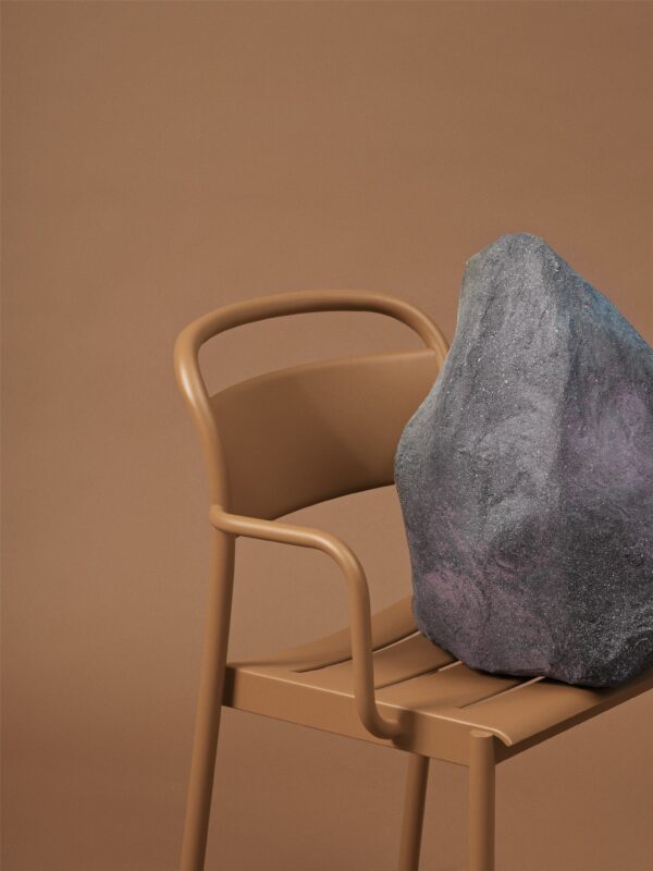 MUUTO - Linear Havestol m. Armlæn, Burnt Orange - Billede 4