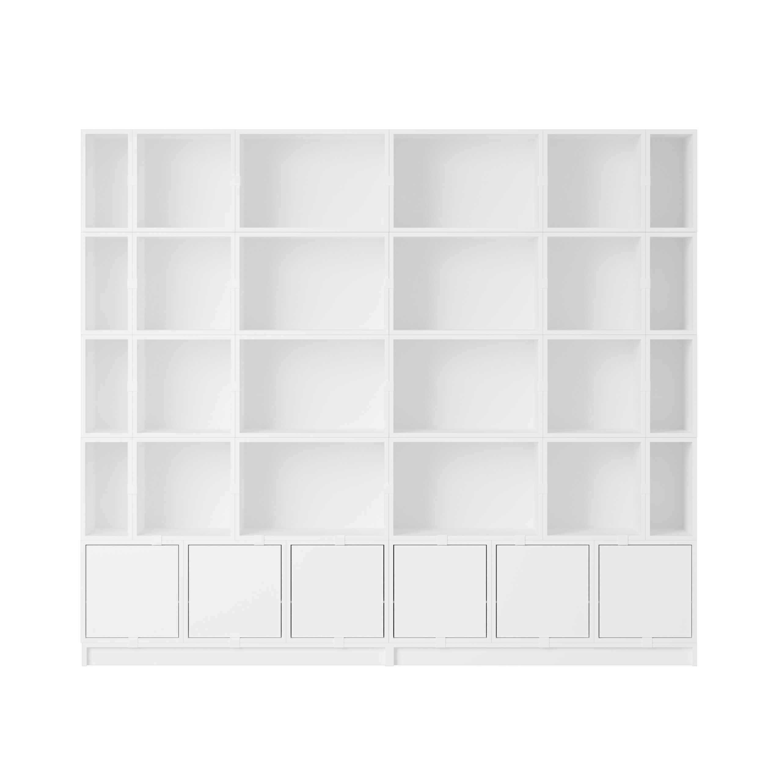 MUUTO - Stacked Opbevaringssystem Bookcase 1, White