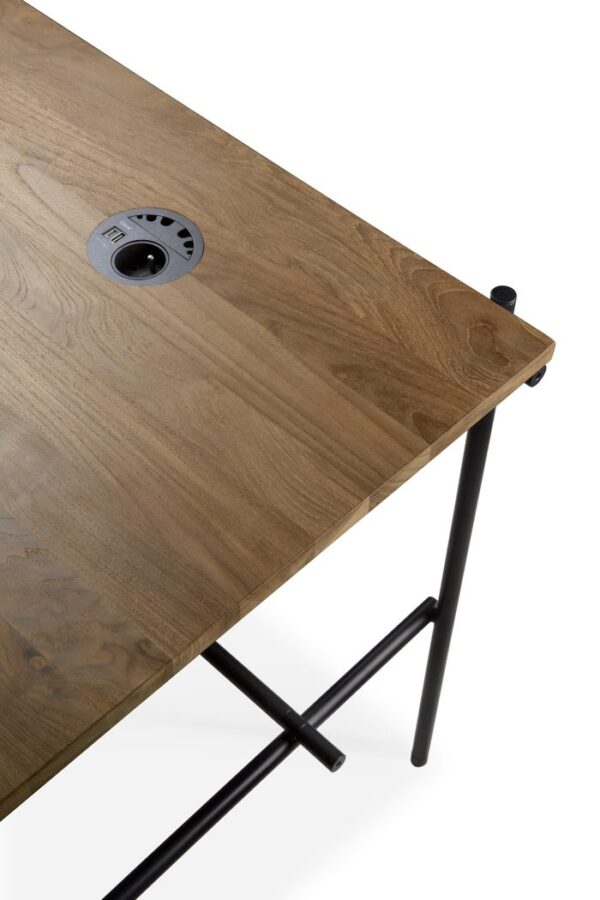 ETHNICRAFT - Oscar Skrivebord 160x80, Teak - Billede 4