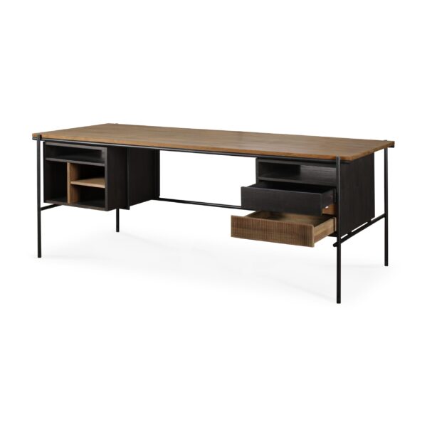 ETHNICRAFT - Oscar Skrivebord, Teak - Billede 2