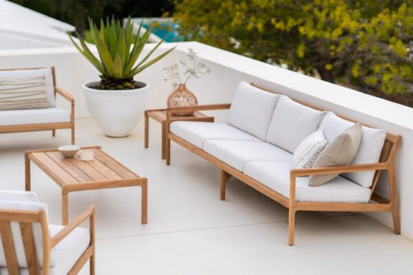 ETHNICRAFT - Jack Udendørs Sofa 2+ Seater, Off White - Billede 3