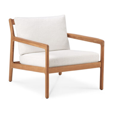 ETHNICRAFT - Jack Udendørs Loungestol, Off White